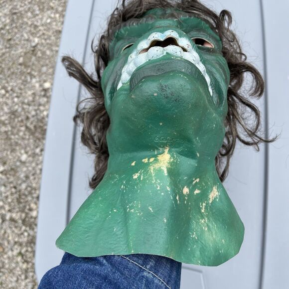 Cesar Incredible Hulk Vintage 1979 Vinyl Mask Marvel no Don Post Distortions - Picture 5 of 16